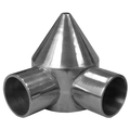 Yardgard Bullet Cap, Two-Way Bullet, 2-3/8", Al 328567C