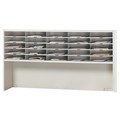 Safco Mailflow-To-Go 60"x33.25" 1-Tier Sorter SR6033RPG