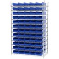 Akro-Mils Wire Shelving Kit, 24X48X74, 60 Bins AWS244830184G