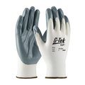 Pip Foam Nitrile Coated Gloves, Palm Coverage, White/Gray, S, 12PK 34-C234/S