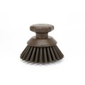 Sparta 5 in W Round Scrub Brush, Brown, Polypropylene 42395EC01