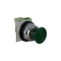 Square D Push-button, Harmony 9001K, metal, mushroom 35mm, green, 30mm, spring return, 1 NO 9001KR24GH5