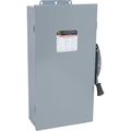 Square D Safety switch, double throw, non fusible, 100A, 600V, 4 pole, 100hp, NEMA 12, no knock outs DTU463AWK