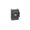 Square D Safety switch, heavy duty, fusible, 100A, 6 pole, 75hp, 600VAC/DC, NEMA 12 H663AWK