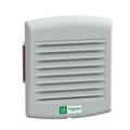 Schneider Electric ClimaSys forced vent. IP54, 58m3/h, 24V DC, with outlet grille and filter G2 NSYCVF38M24DPF