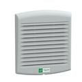 Schneider Electric ClimaSys forced vent. IP54, 80m3/h, 24V DC, with outlet grille and filter G2 NSYCVF85M24DPF