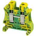 Schneider Electric Terminal block, Linergy TR, green-yellow, 10mm2, protective earth, 2 points, Set of 50 NSYTRV102PE
