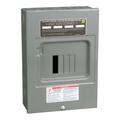 Square D Load Center, QO, 4 Spaces, 100A, 120/240V AC, Fixed Main Lug, 1 Phase QO4L100S