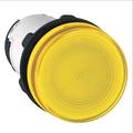 Schneider Electric Pilot light, Harmony XB7, round yellow, 22mm, bulb BA9s, screw clamp terminals, 230V XB7EV75P