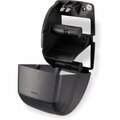 San Jamar Toilet Tissue Dispenser, Vertical, Black R3590TBKGR