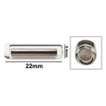 Bel-Art Bel-Art Pyrex Magnetic Stirring Bar: Glass Encapsulated, 22 x 6.4mm F37101-7814