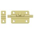 Deltana Barrel Bolt Bright Brass 3" 3BBU3