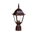 Acclaim Lighting Post Mount Light, 1-Light, Burled Walnut 4007BW