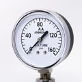 Pic Gauges Gauge, 2-1/2", 0-160psi, Ammonia, 1/4"LM, SS 401A-254F
