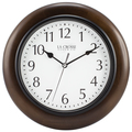 La Crosse Technology Wood Wall Clock, 10" 404-2625