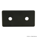 80/20 End Cap W/Push-In Fastener Black 40 S 40-2045-PLAIN