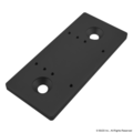 80/20 Keeper Mt Plate, Grabber Door Catch 40S 40-2121-BLACK