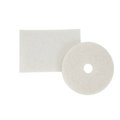 3M White Super Polish Pad 4100, 10 in, PK5 4100