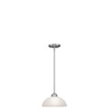 Livex Lighting Somerset 1 Light Brushed Nickel Pendant 4211-91