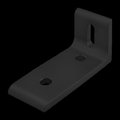 80/20 Slotted 3 Hole Inside Corner Bracket 15S 4280-BLACK