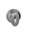 Omnia Knob with Traditional Rose Single Dummy Bright Nickel 434 434TD/0.SD14