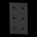 80/20 Black 15 S 6 Hole Joining Plate 4366-BLACK
