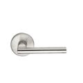 Omnia Stainless Lever Pass 2-3/8" BS T 1-3/8" Doors Satin SS 43 43/00.PA32D
