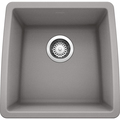 Blanco Performa Silgranit Undermount Bar Sink - Metallic Gray 440082