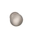 Omnia Knob 1-3/4" Rose Pass 2-3/8" BS T 1-3/8" Doors Satin Nickel 442 442/45.PA15