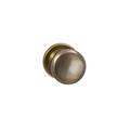 Omnia Knob with 2-3/16" Rose Single Dummy Unlacquered Antique Bronze 442 442/55.SD5A