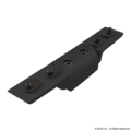 80/20 Rt Angle Univ Living Hinge W/Dual Arms 4433-BLACK