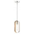 Livex Lighting Brushed Nickel Pendant, 1 Light 45761-91