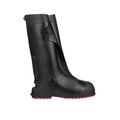 Tingley Full Sized PVC Overshoe, 17" High, Chemical Resistant XS, Color: Black, Red 45851