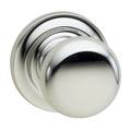 Omnia Knob Traditional Rose Pass Knob 2-3/4" BS Full Lip Bright Chrome 458 458TD/234F.PA26