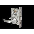 Best Mortise 45H Lock, Entry, Lever, Rose, Satin Chrome, RH 45H7AT14H626RH