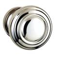 Omnia Knob 1-3/4" Rose Pass 2-3/8" BS Full Lip 1-3/8" Doors BR CH 472 472/45F.PA2