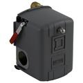 Telemecanique Sensors Pressure Switch, (1) Port, 1/4 in FNPS, DPST, 4 to 25 psi, Standard Action 9013FSG2J24M4C20