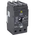 Square D Miniature Circuit Breaker, EDB Series 100A, 3 Pole, 347/600V AC EDB36100