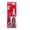 Milwaukee Tool 9-in-1 Square Drive Multi-bit Driver 48-22-2132