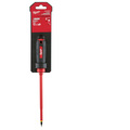 Milwaukee Tool 3/16 in. x 6 in. Cabinet 1000 Volt Insulated Screwdriver 48-22-2232