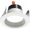 Juno Lighting LED 27K 900 LM Retrofit Downlight Baffle 4RLD G4 09LM 27K 90CRI 120 FRPC WWH M6