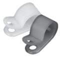 Quickcable Nylon Clamp, Natural 5/16", PK100 504623-100