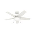 Hunter Ceiling Fan, 44 in. Blade Dia., Single Phase, 120 50592