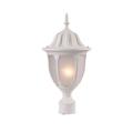 Acclaim Lighting Post 1-Light, Textured White, Frost Glass 5067TW/FR