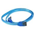 Monoprice Sata 6Gbps Cable 24In, Uv Blue 5116