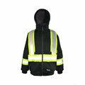 Viking Safety Hoodie, Cotton-Lined, L 6421BK-L