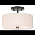 Livex Lighting Meridian 2 Light English Bronze Ceiling Mount 52133-92