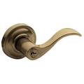 Baldwin Estate Entry Door Levers Antique Brass 5255.050.RENT