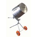 Kushlan Products Stainless Steel Multi-Purpose Grade Mixer, 115 V, 3/4 HP, 5.5 cu ft. Stainless Steel Drum, FDA Compliant 550SS