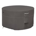 Classic Accessories Fire Pit Cover, Cover, Rnd Fire Pit Table, Grey 42" 55-455-015101-EC